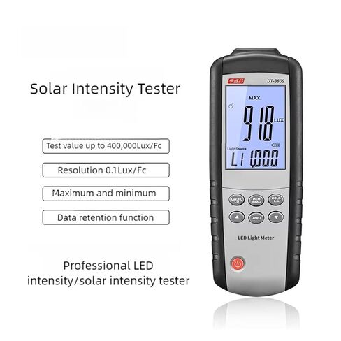 LED Light Meter 400000 Lux/FC Tester Measures Lux/Fc - LED/Fluorescent, Industrial, Household, Photography in Kuwait
