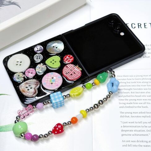 حافظة NiceKing لهاتف Galaxy Z Flip 7، حافظات هاتف لطيفة ثلاثية الأبعاد متوافقة مع هاتف Samsung Galaxy Z Flip7 Zflip7 Z7، غطاء حماية صلب وشفاف شفاف in Kuwait