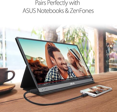 Asus Zenscreen MB16AMT 15.6 inches Full HD Touch Screen W/Foldable Smart Case (Renewed) in Saudi Arabia