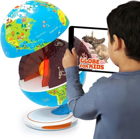 آخر كرة تعليمية من PlayShifu للأعمار 4+ - Orboot Earth Explorer | AR لعبة Globe Toy | 400+ عجائب | 1000+ حقائق | ميزات مثيرة | وضع كوكبة | سحرية القلم | لوحات zap-on | 720 درجة الدوران | ألعاب ممتعة | حل الألغاز | الجذعية ر in Kuwait