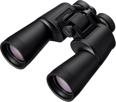 Nikon Action 12x50 Binocular | Multilayer-Coated Nikon Optics, high-Power 12x Magnification, Bright 50mm Objective Lenses, Turn-and-Slide Adjustable eyecups and Tripod-Ready Porro-Prism Design in Kuwait