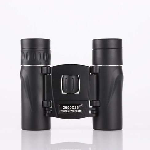 25x Compact Binoculars Magnification, Wide View 2000M Outdoor Professional Telescope - Foldable Design, 4.3" L in Kuwait