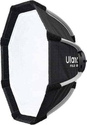ULANZI FOLD QS30 صندوق سوفت بوكس ​​مثمن، 11.81 بوصة/30 سم صغير بوينز جبل سريع التحرير صندوق سوفت بوكس ​​مثمن مع قماش ناعم وشبكة قرص العسل، خفيف الوزن وقابل للطي ناشر ضوء محمول لضوء COB in Kuwait