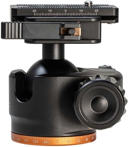 Revic BH1L Ball Head with Lever Clamp, Arca-Swiss Standard, 360 Panning, 44 lbs Load, Machined Aluminum (PD-G2060) in Kuwait