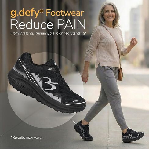 g-defy Mighty Walk Women’s Orthopedic Comfort Shoes for Standing All Day | VersoShock Shock-Absorbing Sole | Diabetic Shoes | Wide Toe Box | Supportive Walking Shoes in Kuwait