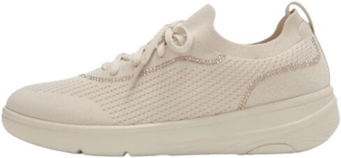 حذاء رياضي نسائي من FitFlop مزود بأربطة ومزخرف بالكريستال Super-Q in Kuwait
