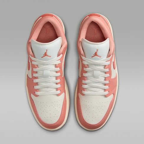 حذاء Air Jordan 1 Low للنساء (شراع/جذر الفوة الفاتح/العاجي الشاحب/جذر الفوة) مقاس 10 in Kuwait