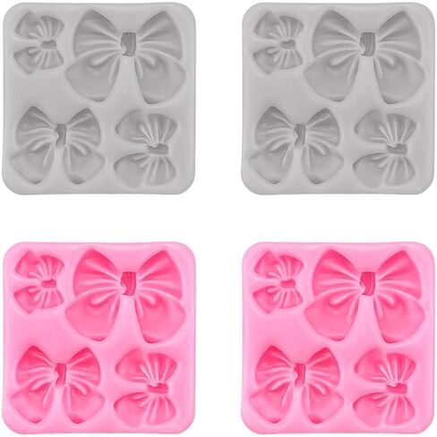4 Pcs Baroque Style Photo Frame Silicone Molds, Mini Frame Silicone and Air Dry Clay Molds for Crafts（Pink） in Saudi Arabia