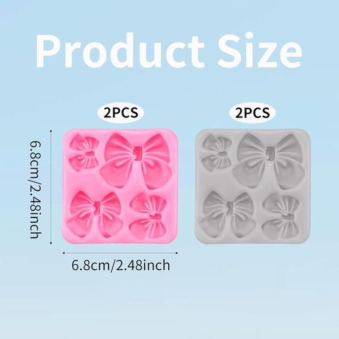 4 Pcs Baroque Style Photo Frame Silicone Molds, Mini Frame Silicone and Air Dry Clay Molds for Crafts（Pink） in Saudi Arabia