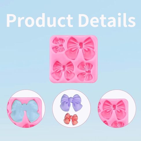 4 Pcs Baroque Style Photo Frame Silicone Molds, Mini Frame Silicone and Air Dry Clay Molds for Crafts（Pink） in Saudi Arabia