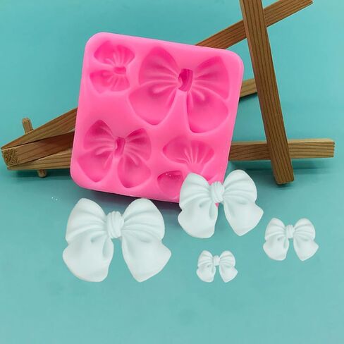4 Pcs Baroque Style Photo Frame Silicone Molds, Mini Frame Silicone and Air Dry Clay Molds for Crafts（Pink） in Saudi Arabia