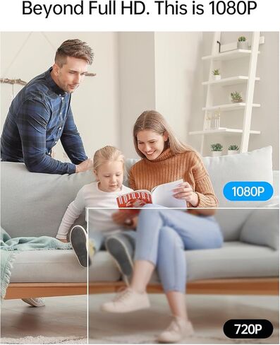 كاميرا Nanny Cam اللاسلكية - لا حاجة إلى شبكة WiFi، رؤية ليلية بدقة 1080 بكسل وتنبيهات الحركة، إعداد سهل عبر البلوتوث، نقطة اتصال AP، تطبيق هاتف لأمن المنزل للأطفال/الحيوانات الأليفة/المسنين in Kuwait