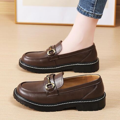 Loafers for Women Black Low Heel Womens Loafers & Slip-Ons Flats Classic Penny Loafers Shoes Ladies Work Comfortable Business Casual Dressy Shoes in Saudi Arabia