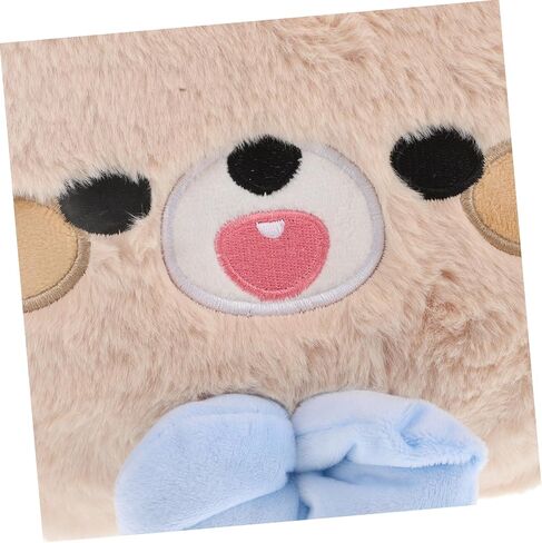Cabilock Plush Bear Shaped Soft Embroidered Bow Cushion for Comfort Universal Travel Support Adults in Kuwait