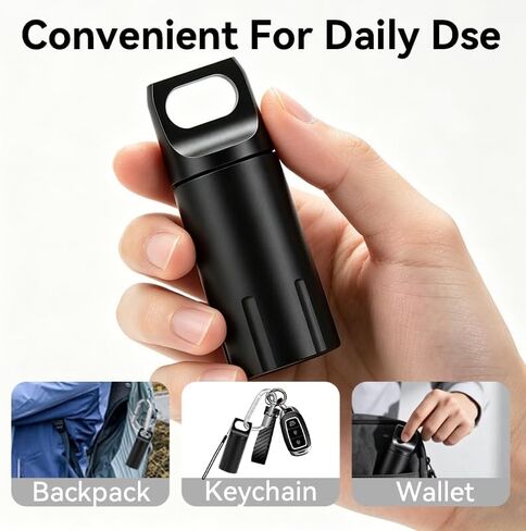 Upgrade YubiKey Case Secure Portable Protector,Fully Compatible with YubiKey 5/5C NFC,Waterproof and Shockproof Cryptocurrency Cold Wallet Security Case (Black) in Saudi Arabia