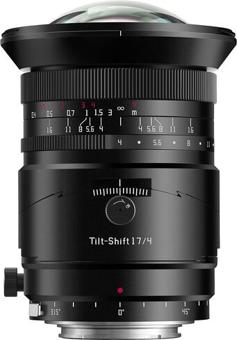 عدسة كاميرا TTArtisan 17 مم F4 كاملة الإطار قابلة للإمالة وفائقة الاتساع متوافقة مع كاميرات Sony E-Mount عديمة المرآة a7 a7II a7III a7R a7RII a7RIII a7RIV a7S a7SII a9 a7C (لسوني E) in Kuwait