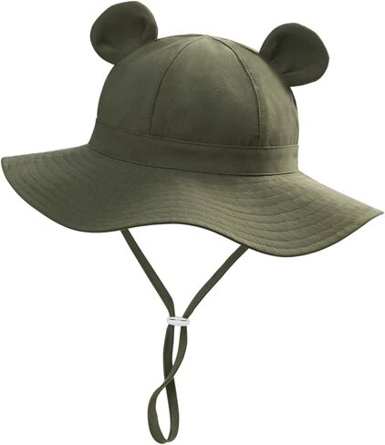 Baby Sun Hat Toddler Summer Foldable Beach Hats Boy Girl Sun Protection Wide Brim Bucket Hat in Saudi Arabia