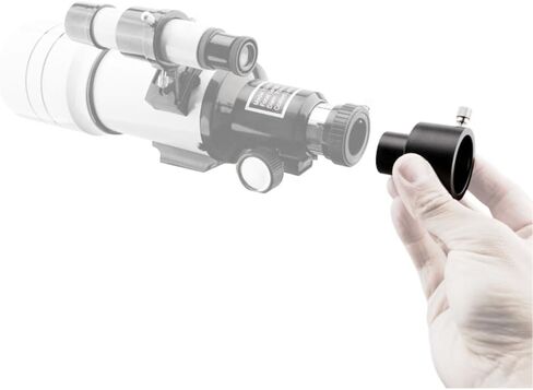 0.965" to 1.25" Telescope Eyepiece Adapter – Stainless Steel Locking Screw – Lightweight Telescope Mount Adapter for Classic Telescopes in Kuwait