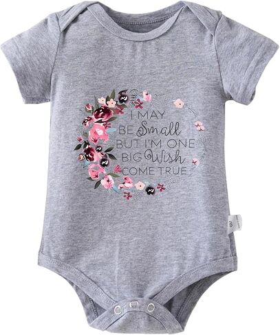Baby Rompers 100% Cotton Soft Onesie Creative Design Newborn Infant Play Outfit for Girls & Boys in Saudi Arabia