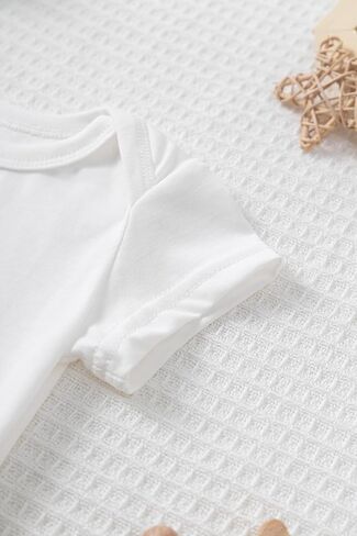 Baby Rompers 100% Cotton Soft Onesie Creative Design Newborn Infant Play Outfit for Girls & Boys in Saudi Arabia