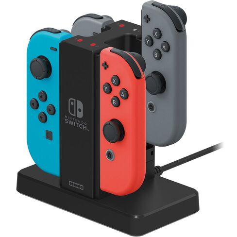 حامل شحن HORI Nintendo Switch Joy-Con من HORI مرخص رسميًا من Nintendo & PowerA Joy Con Comfort Grips لجهاز Nintendo Switch - أسود in Kuwait