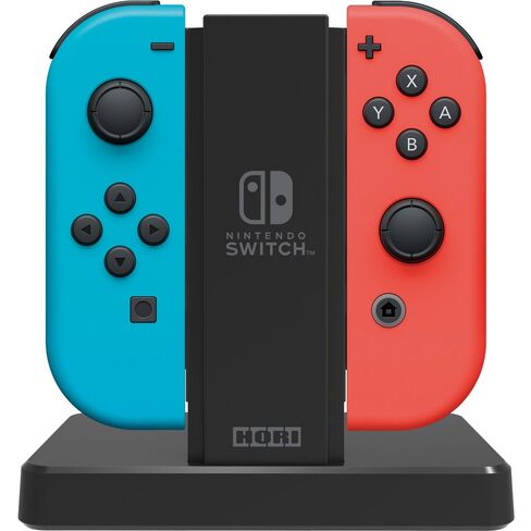 حامل شحن HORI Nintendo Switch Joy-Con من HORI مرخص رسميًا من Nintendo & PowerA Joy Con Comfort Grips لجهاز Nintendo Switch - أسود in Kuwait