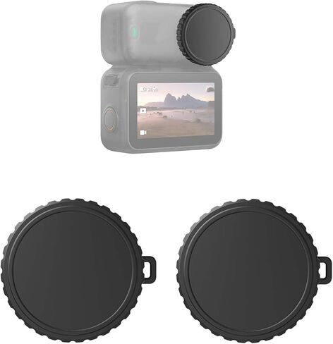 2PCS Silicone Lens Protector Cover for DJI Osmo Nano, Shockproof Dust-Proof Camera Lens Cap, Scratch Resistant Protective Guard Skin for DJI Osmo Nano Camera Accessories in Kuwait