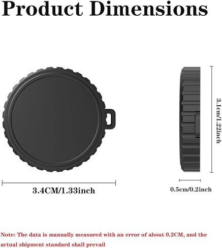 2PCS Silicone Lens Protector Cover for DJI Osmo Nano, Shockproof Dust-Proof Camera Lens Cap, Scratch Resistant Protective Guard Skin for DJI Osmo Nano Camera Accessories in Kuwait