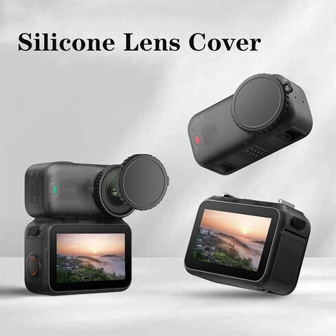 2PCS Silicone Lens Protector Cover for DJI Osmo Nano, Shockproof Dust-Proof Camera Lens Cap, Scratch Resistant Protective Guard Skin for DJI Osmo Nano Camera Accessories in Kuwait