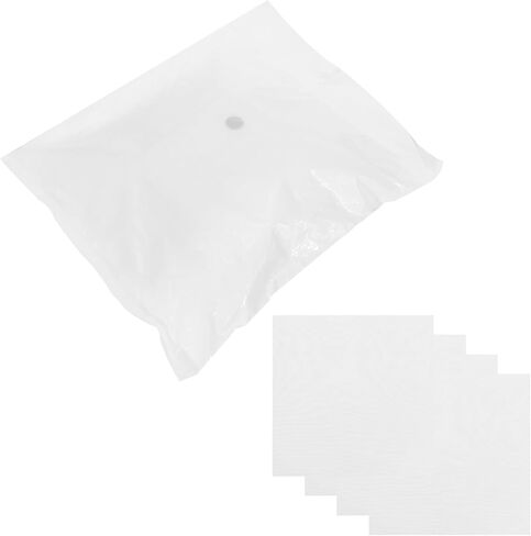 100pcs Industrial Microfiber Wiping Cloths for Lens and Optical Instrument Cleaning, 6x6 Inches, White, Dust-Free Fabric for Camera and Photography Equipment in Kuwait