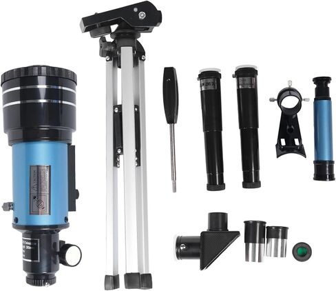 Top Telescope for Adult Kids,70mm Aperture (15X-150X) Portable Refractor Telescopes for Beginners,300mm Travel Telescope Easy to Use Reusable in Kuwait