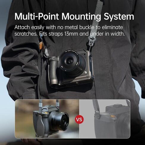 FALCAM Native Guardian Camera Cage,Designed for X2D / X2D II - 6061 Aluminum Protective Case with Arca L-Plate, Hidden AirTag Slot, Anti-Theft Y-Screw, 5 Strap Lugs & Slide-Open Port Covers in Kuwait