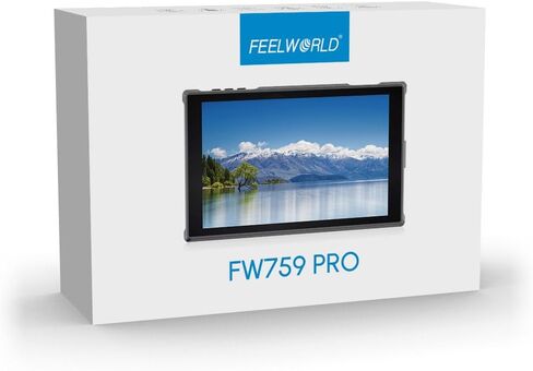 Feel WORLD FW759 PRO 7 بوصة 1280x800 IPS شاشة تعمل باللمس كاميرا فيديو مراقبة 4K HDMI in Kuwait