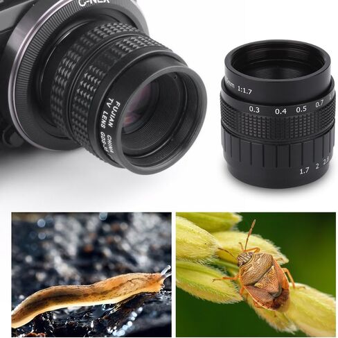 عدسة تلفزيون ذات دائرة مغلقة مقاس 35 مم f/1.7 ذات جودة معدنية ذات فتحة واسعة وتصوير ماكرو in Kuwait