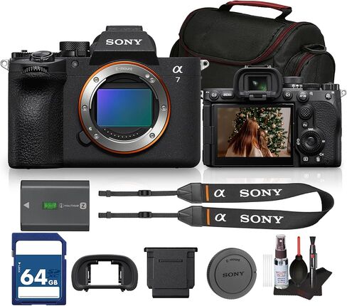Sony a7 V Mirrorless Camera with 28-70mm Lens | Full-Frame E-Mount Sensor, Advanced Autofocus, & 4K Video Recording | Ideal for Photography, Video & Hybrid Creators + 64GB Card + Bag in Kuwait