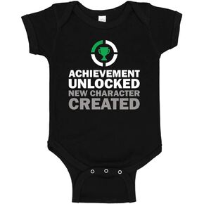Achievement Unlocked New Character Created Baby One Piece or Toddler T-Shirt in Kuwait