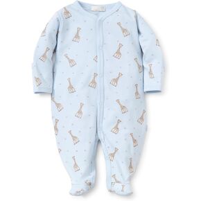 kissy kissy Baby Boys and Girls 100% Pima Cotton Sophie La Girafe Print Snap Front Footie Pajamas | Snap Front Closure, 100% Premium Pima Cotton, Footie in Saudi Arabia