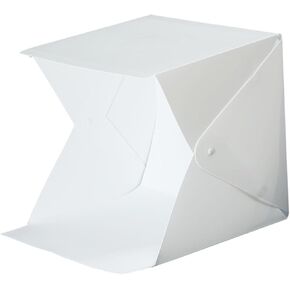 Healeved Portable Folding Photography Light Tent Box with 20cm LED Lights, Mini Photo Studio Softbox Kit with 4 Color Backdrops for Product and Jewelry Photography in Kuwait