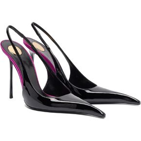 THESHY المرأة Slingback عالية الكعب الأزهار زين أشار تو الانزلاق على الساتان Stiletto مضخات موضة فستان الحفلات أحذية للنساء in Kuwait