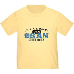 CafePress Osan Air Force Base Toddler T Shirt Cute Toddler Graphic Tee, 100% Cotton in Kuwait