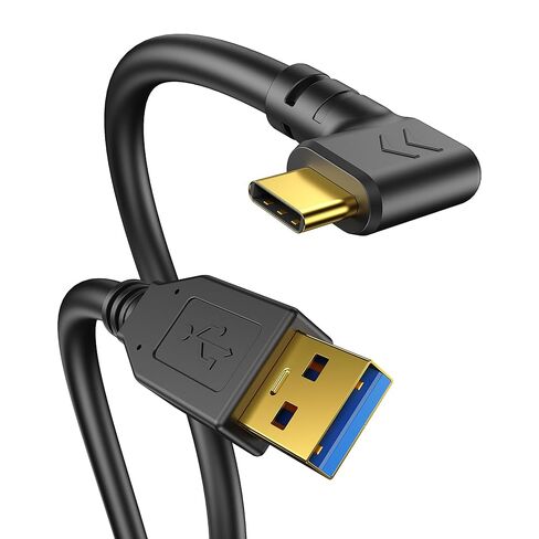 10ft USB-A to USB-C High-Speed Data Transfer Cable with Dual Magnetic Rings – Camera Tethering Cable with Signal Boosting, Compatible with Hard Drives, Canon, Sony, Fujifilm, Nikon DSLR Cameras (3M) in Saudi Arabia