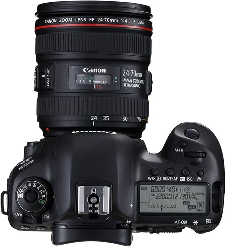 Canon EOS 5D Mark IV Full Frame Digital SLR Camera with EF 24-70mm f/4L IS USM Lens Kit (Renewed) in Kuwait