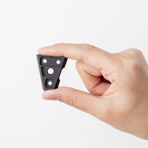 Fomito V-Lock Triangle Plate, Metal Alloy, Compatible with F970 Battery and V-Port Batteries, Includes Mounting Screws, Black（Two-piece Set） in Kuwait