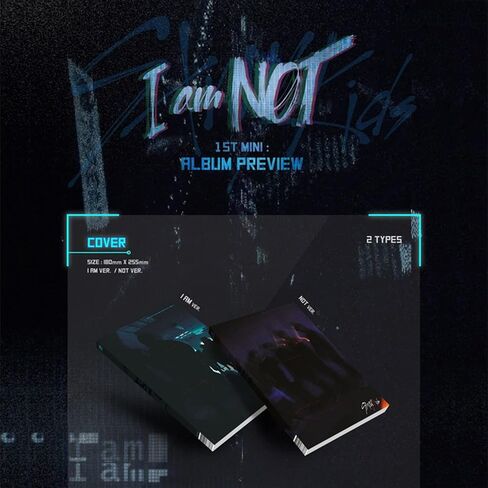 STRAY KIDS - 1st Mini Album I am NOT I AM Ver. Photobook + 3 Photocards + 2 Pin Button Badges in Kuwait
