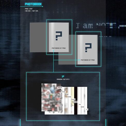 STRAY KIDS - 1st Mini Album I am NOT I AM Ver. Photobook + 3 Photocards + 2 Pin Button Badges in Kuwait