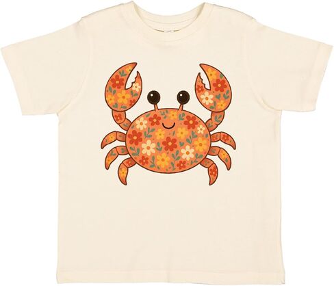 inktastic Beach Crab Cute Girly Maritime Toddler T-Shirt in Kuwait