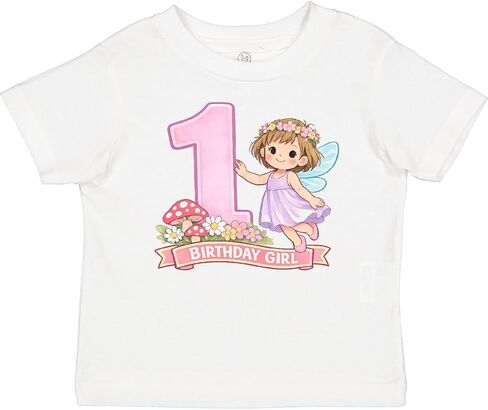 inktastic Fairy Birthday Girl 1 Baby T-Shirt in Saudi Arabia