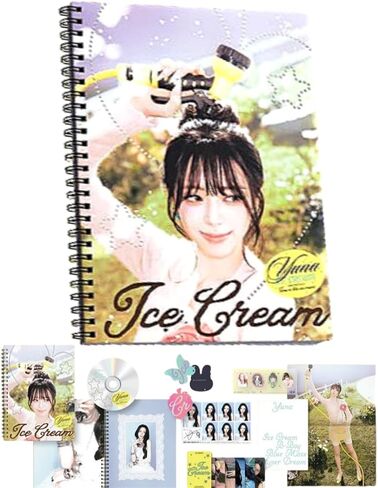الألبوم المصغر الأول من YUNA Ice Cream [كتاب الصور A الإصدار.] قرص مضغوط + كتاب صور + بطاقتي صورة + هاتف محمول ورقي + صورة هوية + ملصق قابل للطي in Kuwait