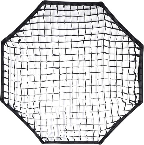 55-140cm Eight-Sided Honeycomb Grid for Studio Softbox, Nylon Light Control Modifier for Photography, Foldable Octagonal Diffuser in Saudi Arabia