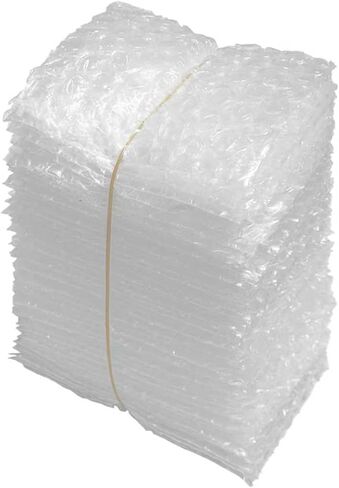 Bubble Cushion Wrap Pouches, Ailengy 4x6 Inches Bubble Out Bag, Double Walled Cushioning Bags Thickening Shockproof Foam Bags for Shipping, Storage, and Moving - 50pcs in Saudi Arabia